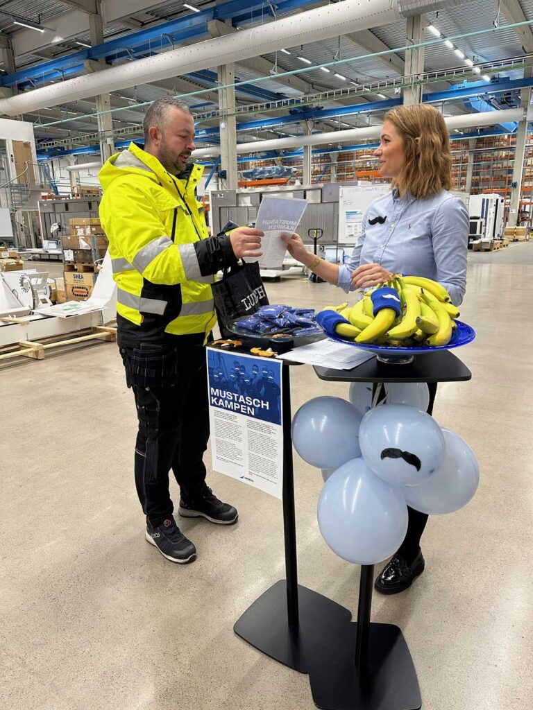 MODIG supports Mustaschkampen and want to create awareness and spread knowledge about Prostate cancer during this month. 