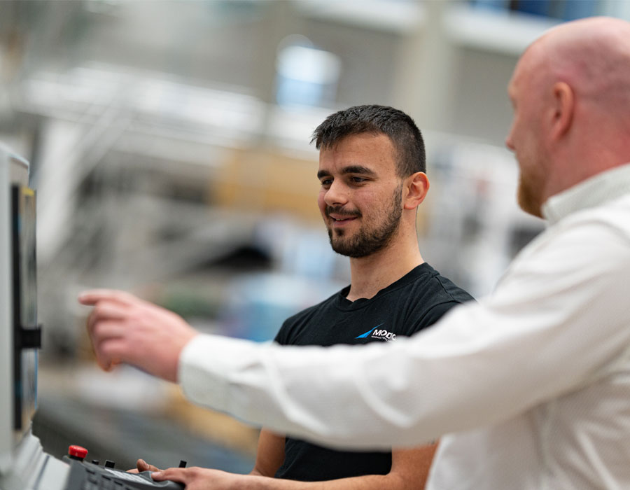 Read the article in Aerospace Manufacturing about Out of the box thinking with David Modig and Modig Machine Tool. Operator panel HHV. Cutting-edge technology 