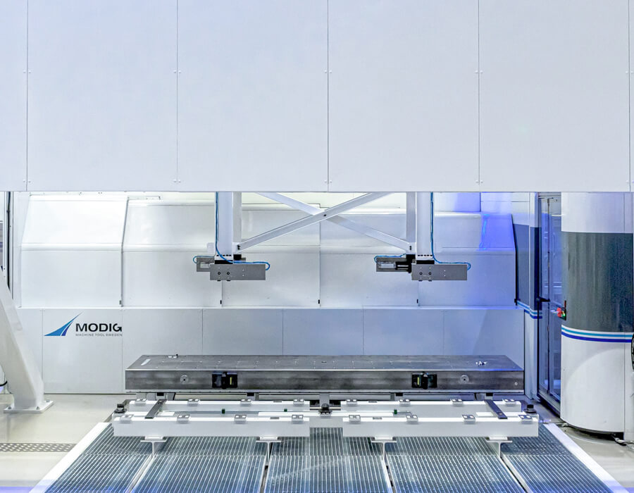 MODIG RigiMill Moving Table, vertical machining center - aerospace