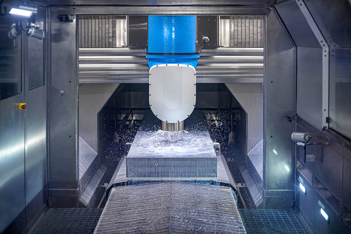 RigiMill Moving Table [MT] - inside the tunnel - Vertical Machining Center